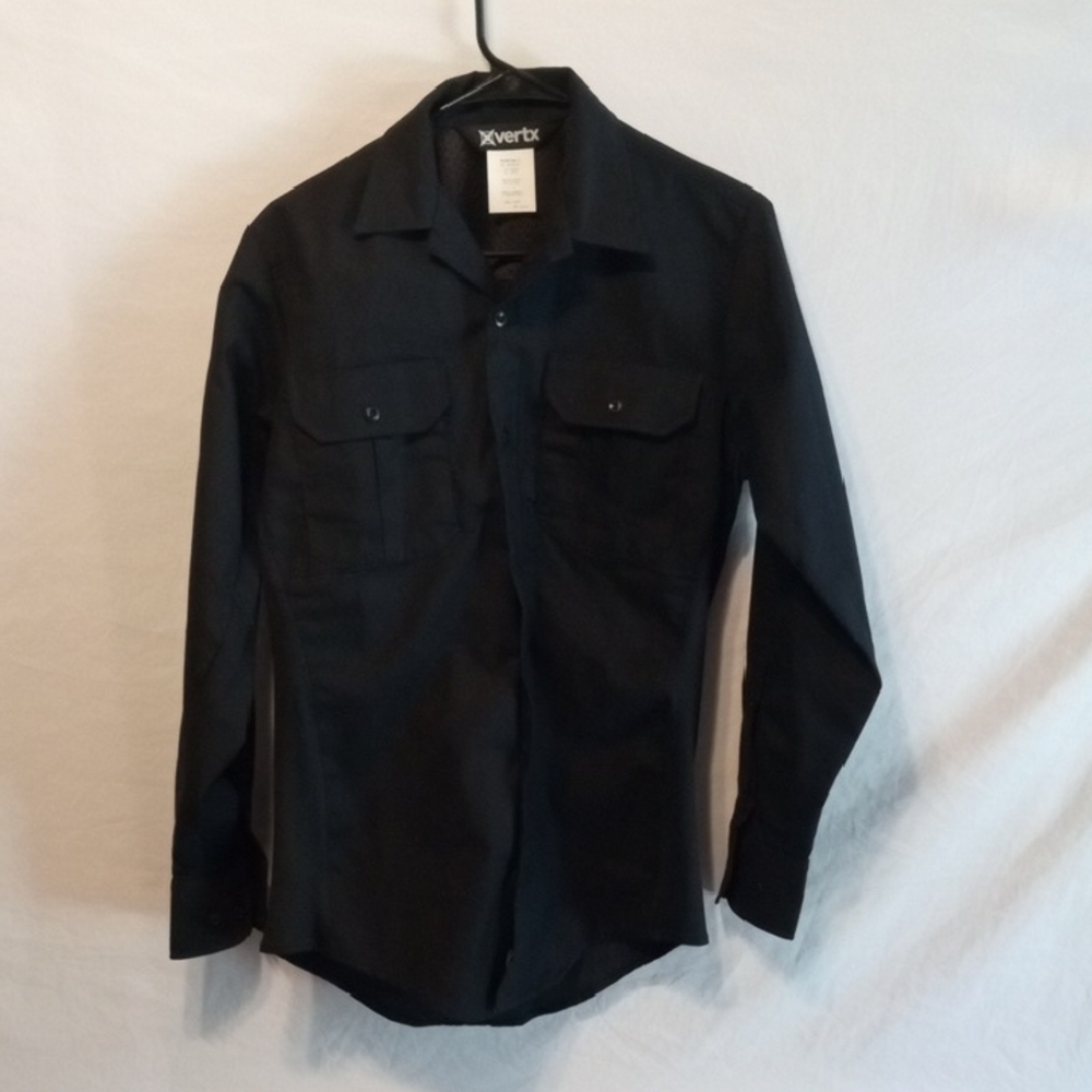 Vertx  Phantom Tactical Men's Classic Black Button Down Shirt